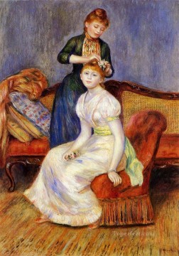 el peinado Pierre Auguste Renoir Pinturas al óleo